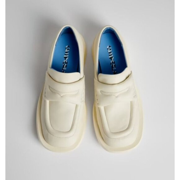CamperLab Mil 1978 Padded Leather Loafers 37 US 7 Womens Ivory Camper Lab $245 - Picture 13 of 13